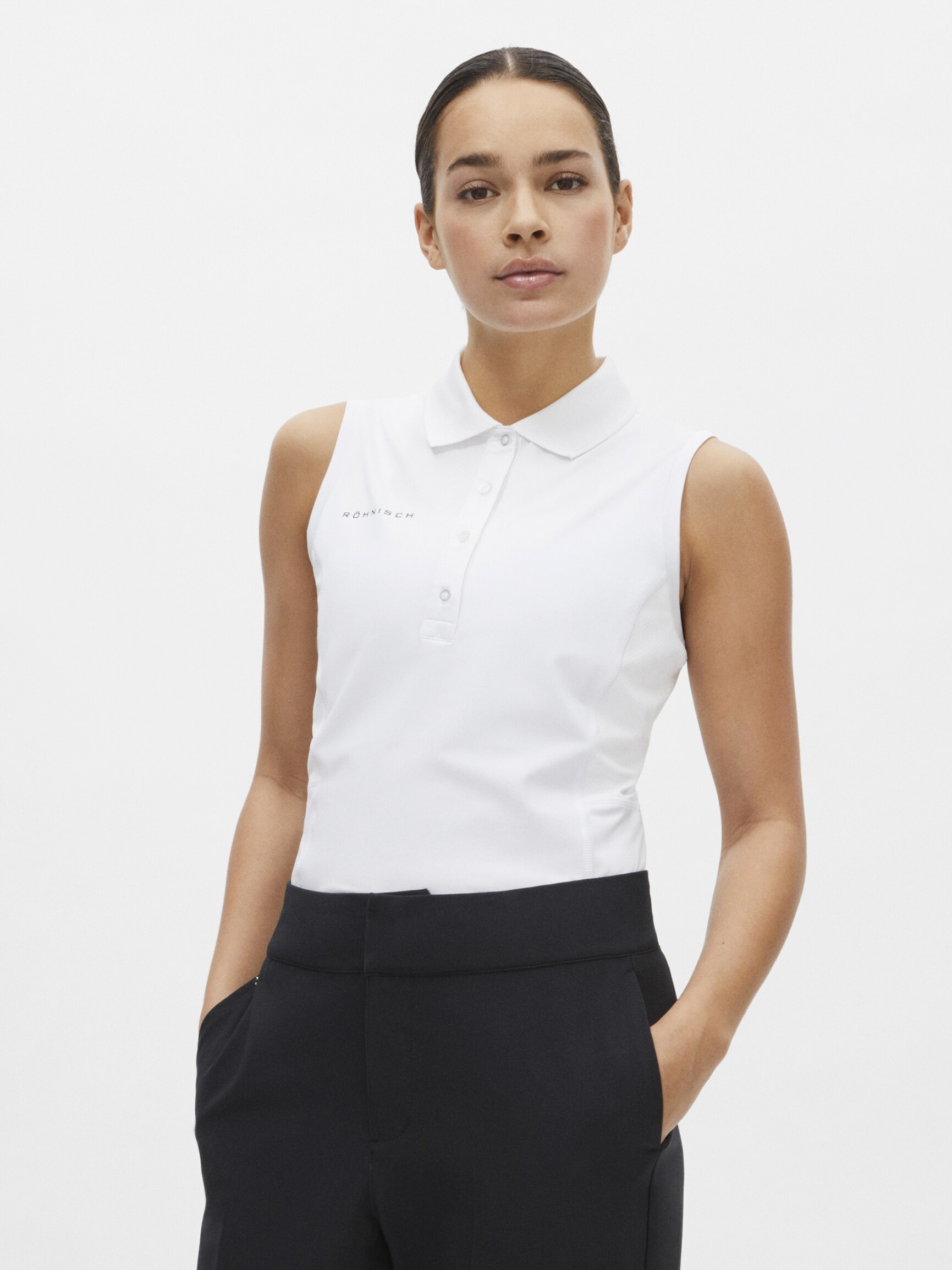 
R&Ouml;HNISCH, 
NICKY SLEEVELESS POLOSHIRT, 
Detail 1
