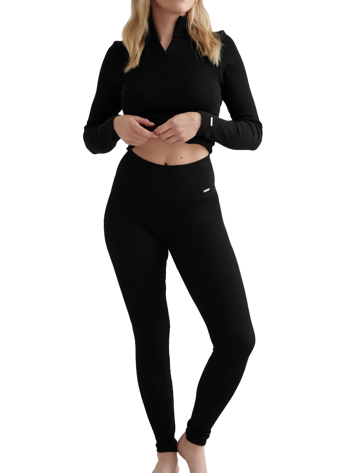 
AIM&acute;N, 
W Ribbed Wool Leggings, 
Detail 1
