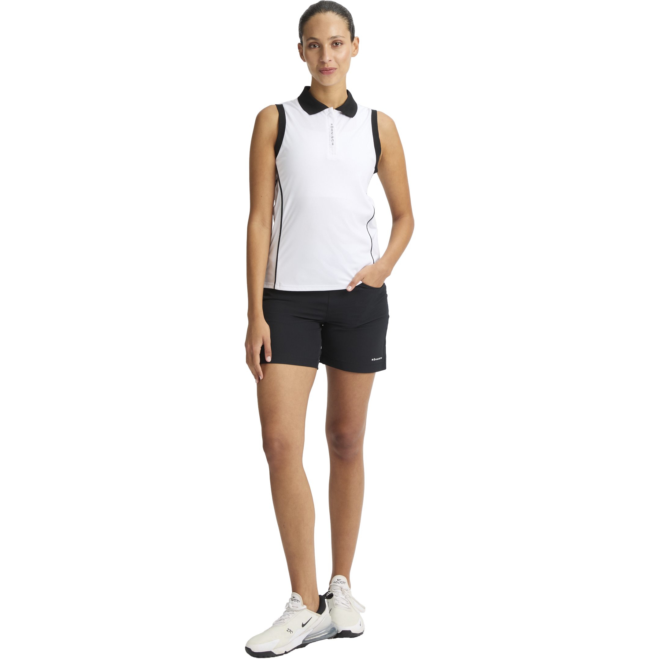 R&Ouml;HNISCH, Twill Stretch Pull On Shorts