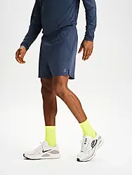 M Run 2 In 1 Shorts - BLUE INDIGO Model01 Small1x1