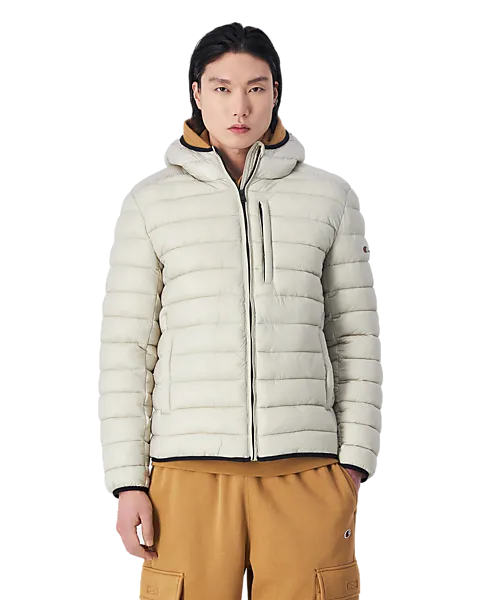 395648103102 CHAMPION  M Hooded Jacket 395648103102 CHAMPION M Hooded Jacket  Model01 Detail