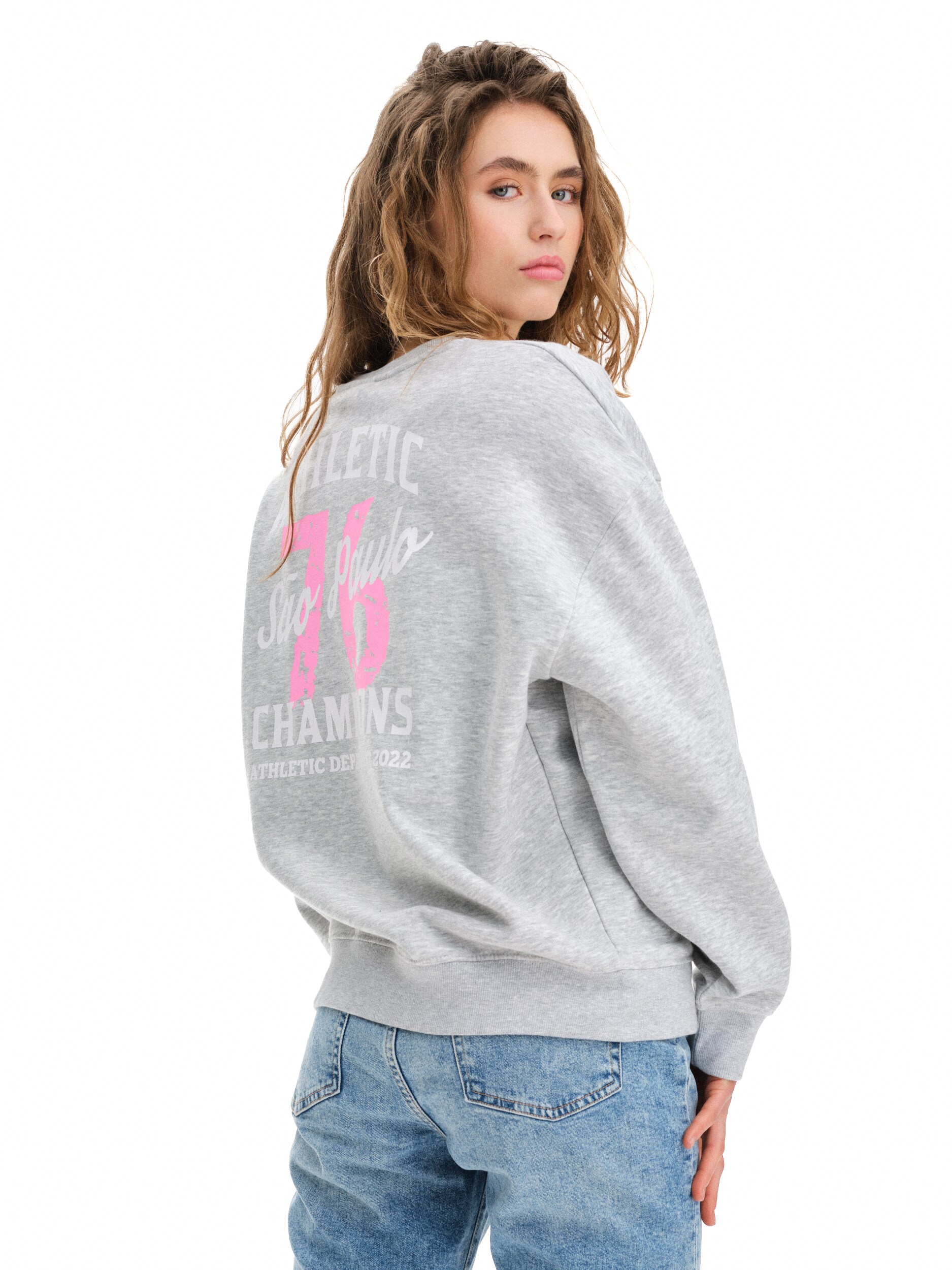 
ICONIC, 
Printed Crewneck W, 
Detail 1
