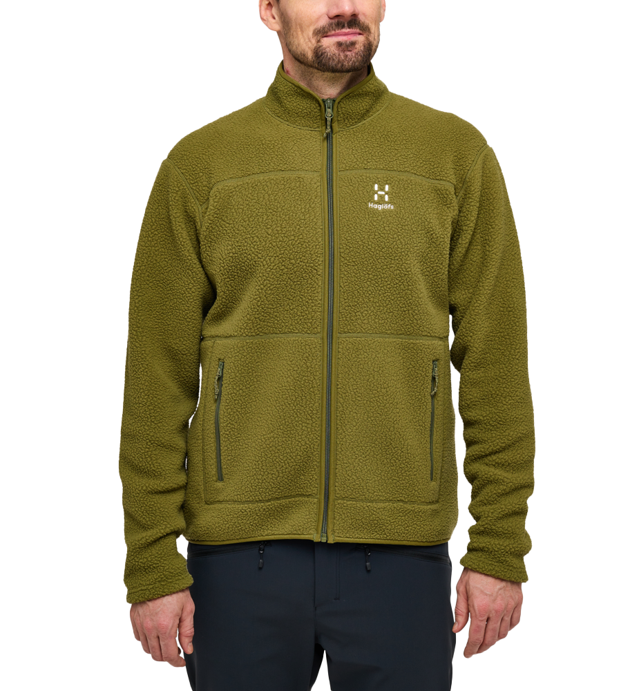 
HAGL&Ouml;FS, 
MOSSA PILE JACKET MEN, 
Detail 1
