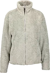 W Cozy Pile Jacket - Lt Grey Melange Standard Small1x1
