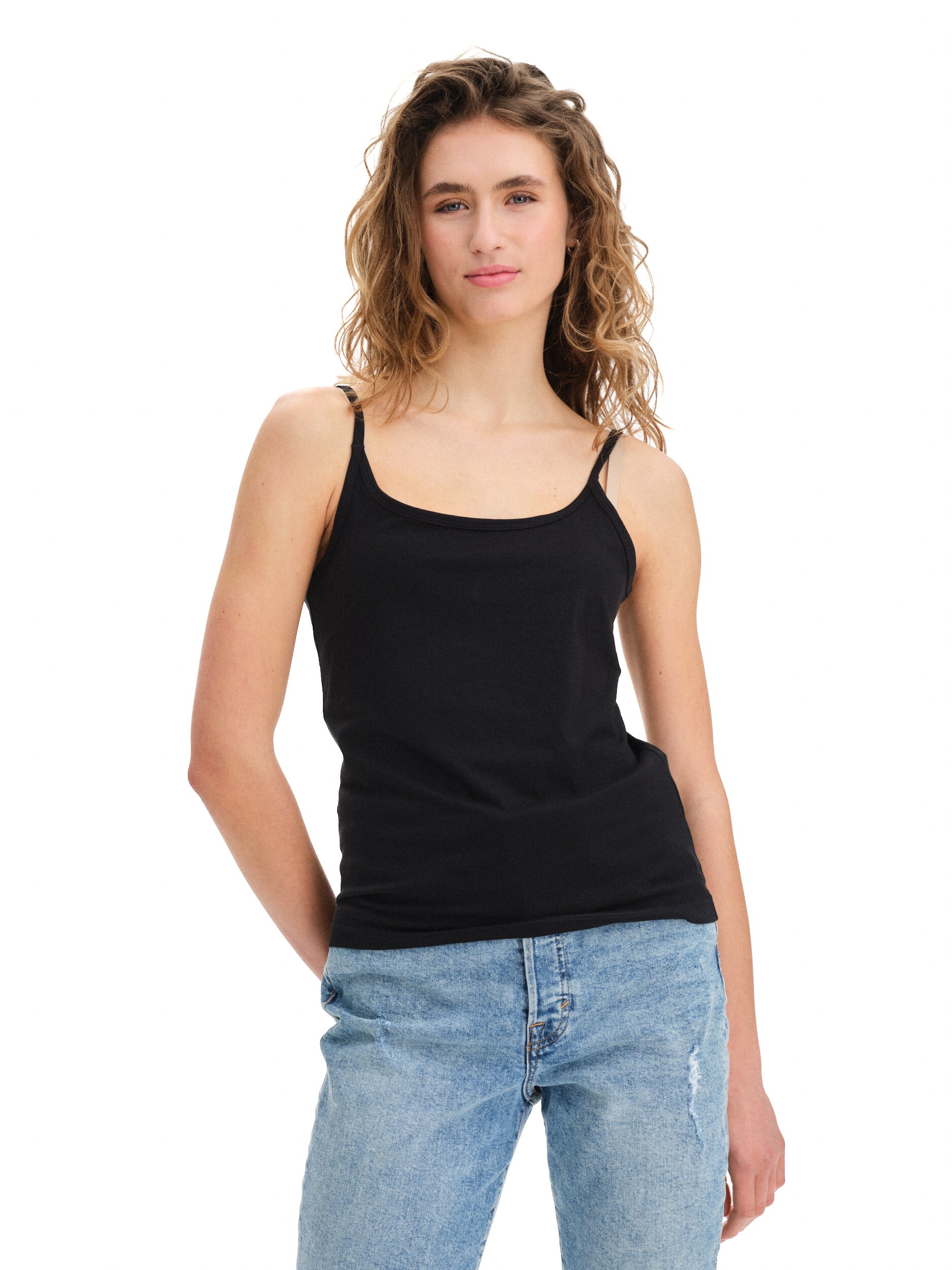 
TAKEOFF, 
BASIC STRAP SINGLET W, 
Detail 1
