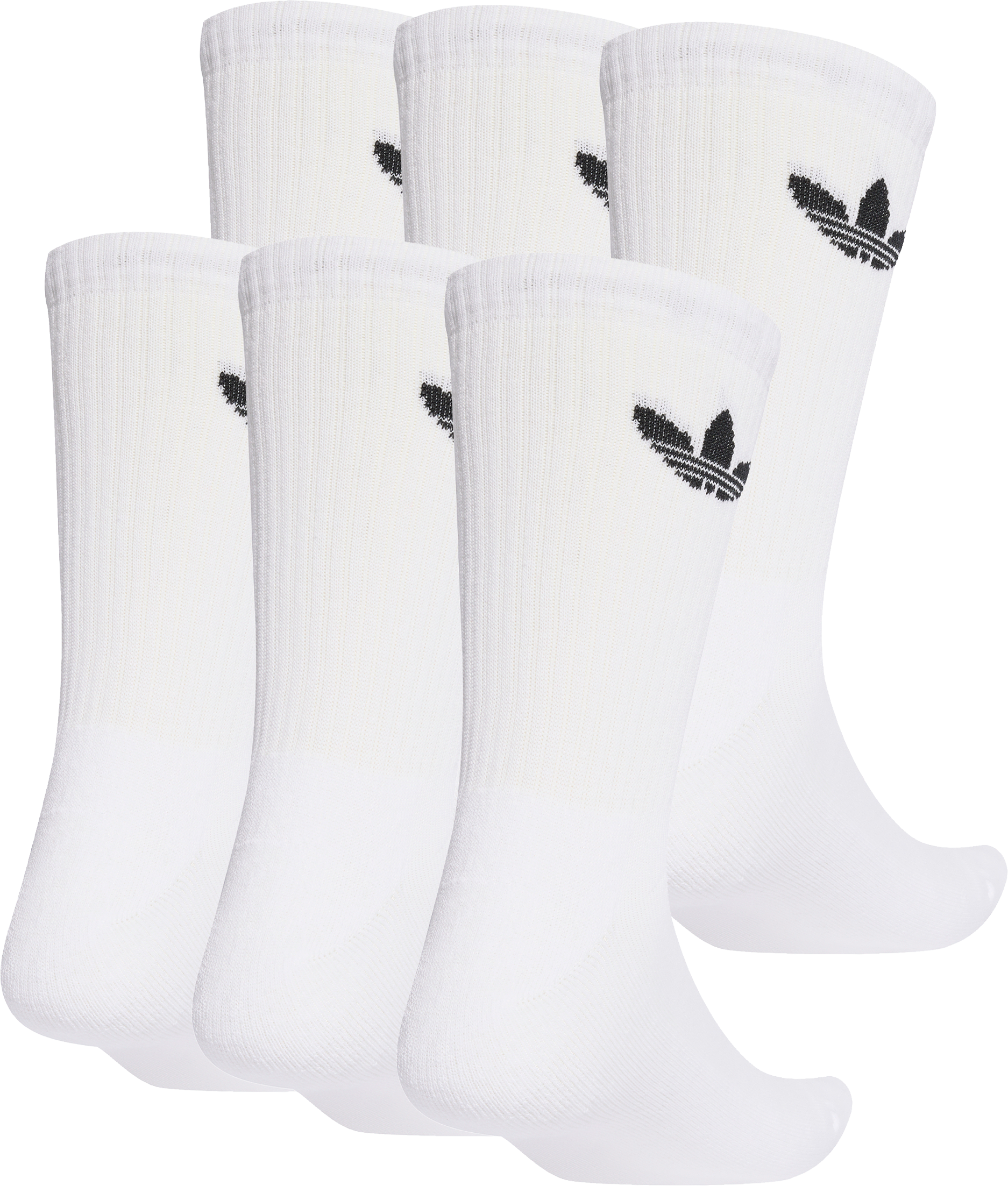 ADIDAS ORIGINALS, U Trefoil Cushion Crew Socks 6 Pairs