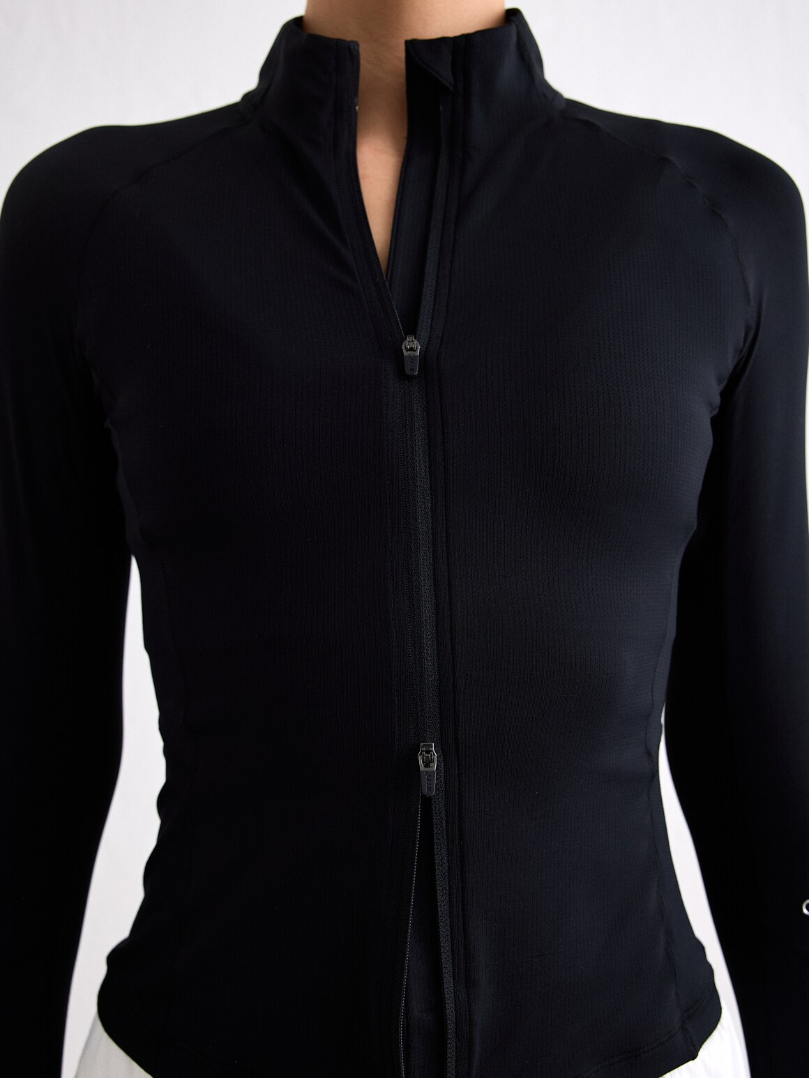 AIM&acute;N, W RUNNING ZIP LONG SLEEVE