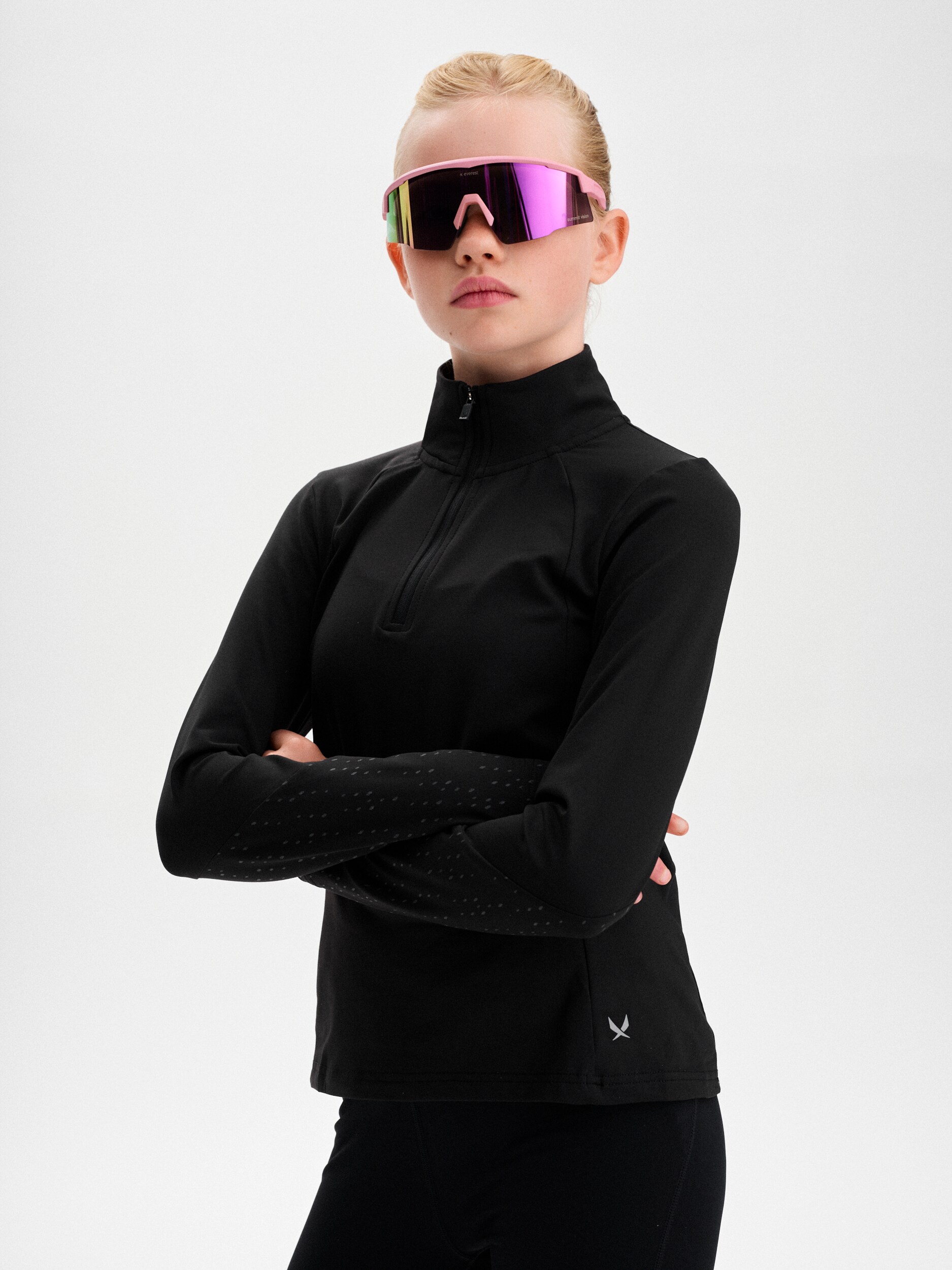 
SOC, 
J Glow Half Zip, 
Detail 1
