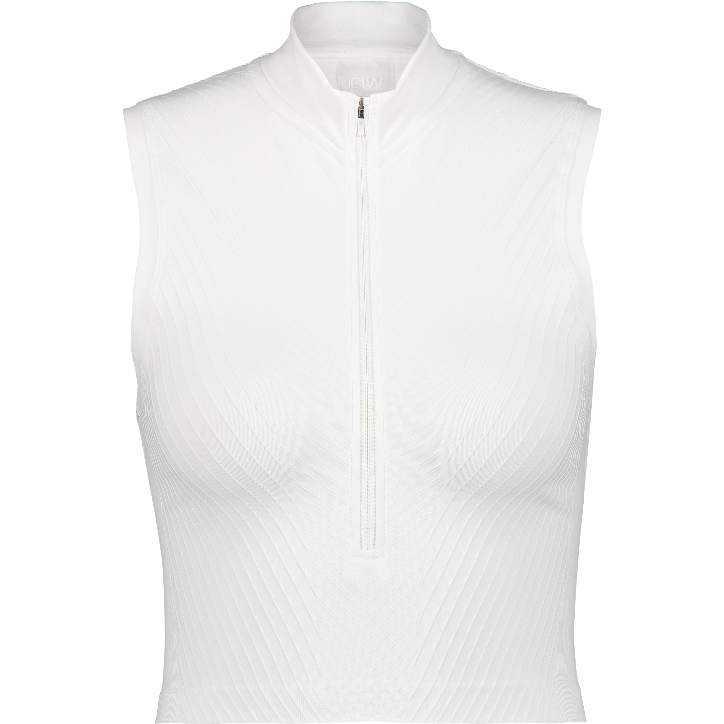 
ICANIWILL, 
Ignite Seamless 1/2 Zip Cropped Tank Top W, 
Detail 1
