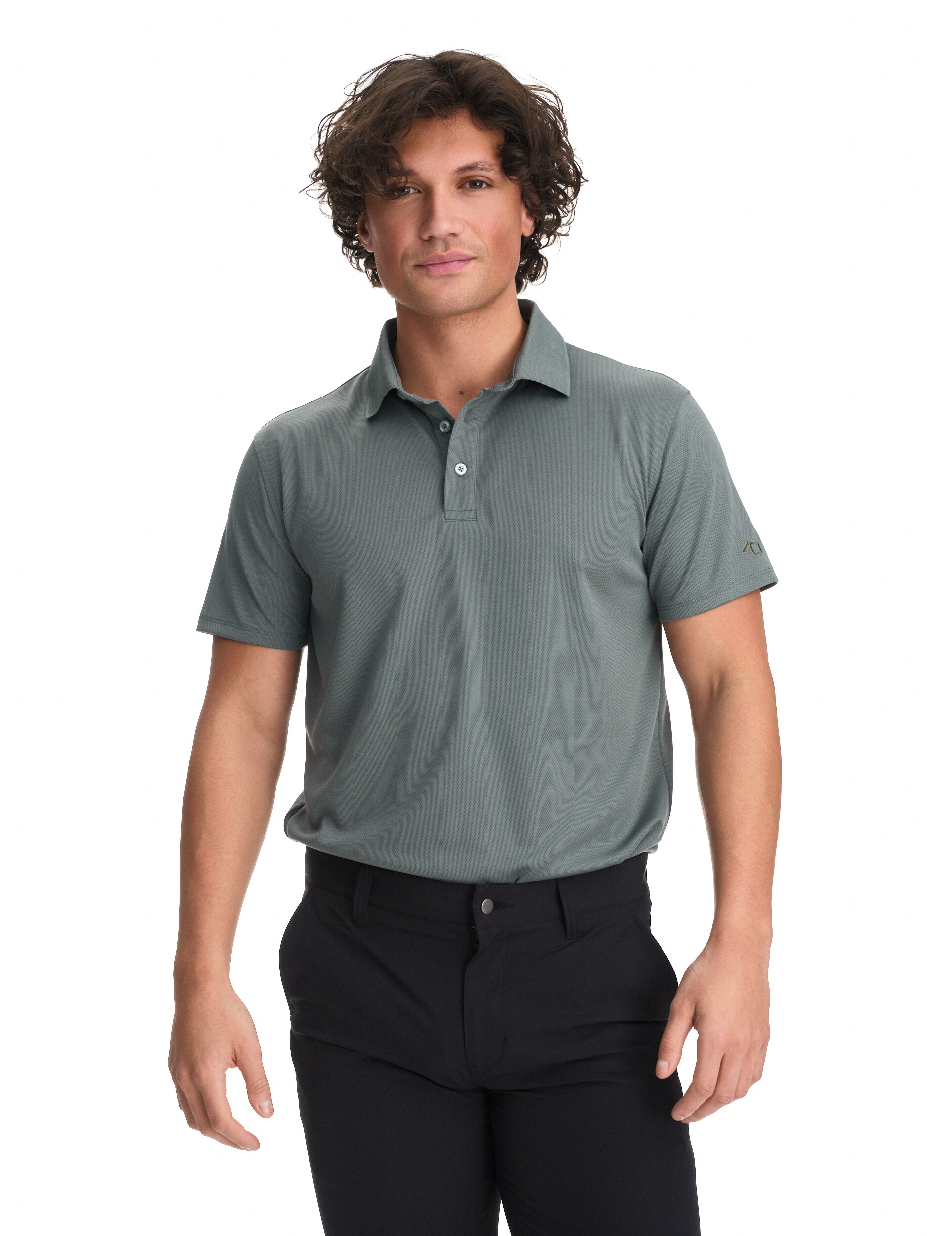 
FOUR D, 
GOLF MESH POLOSHIRT M, 
Detail 1
