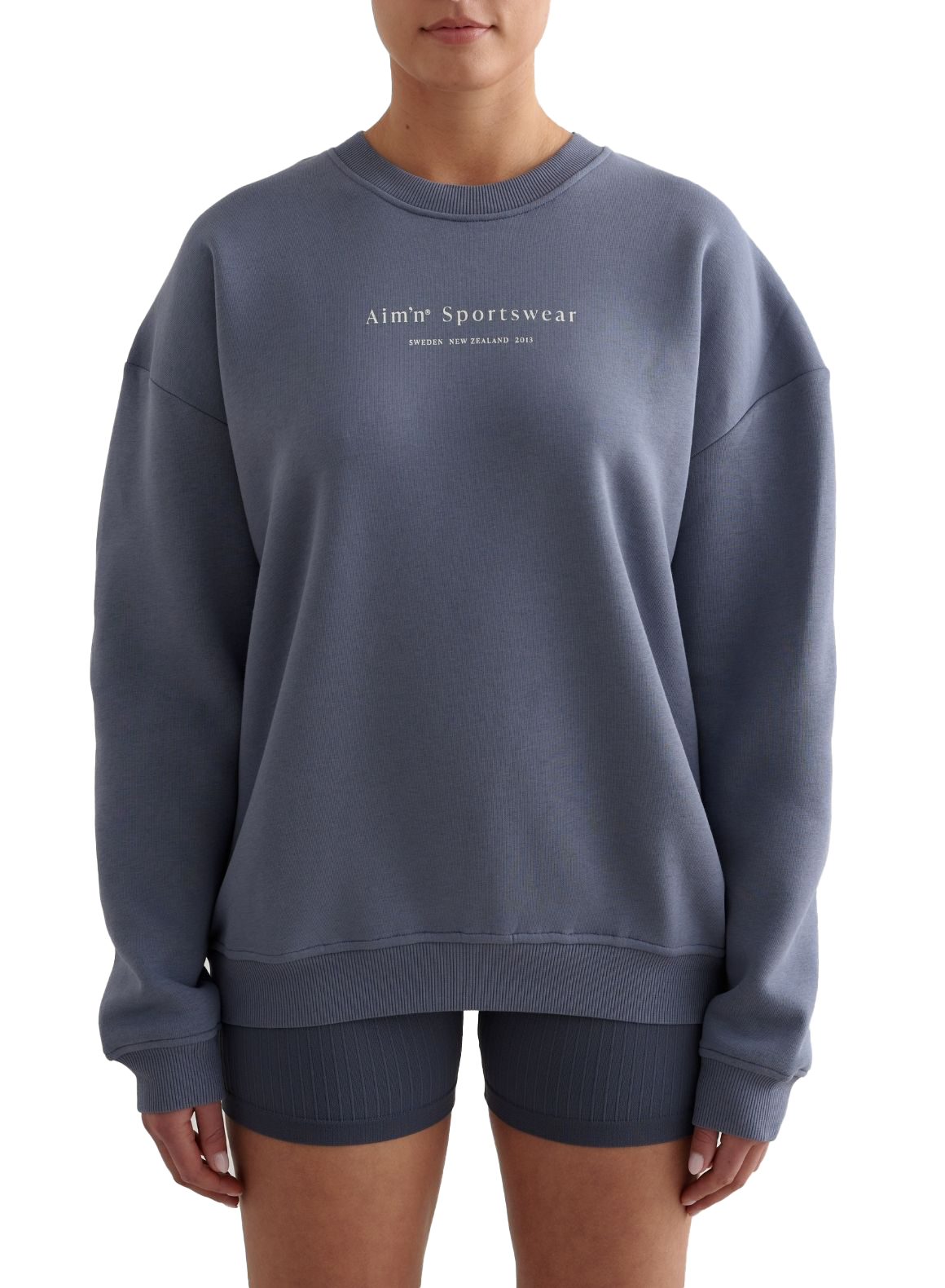 
AIM&acute;N, 
W Serif Sweatshirt, 
Detail 1
