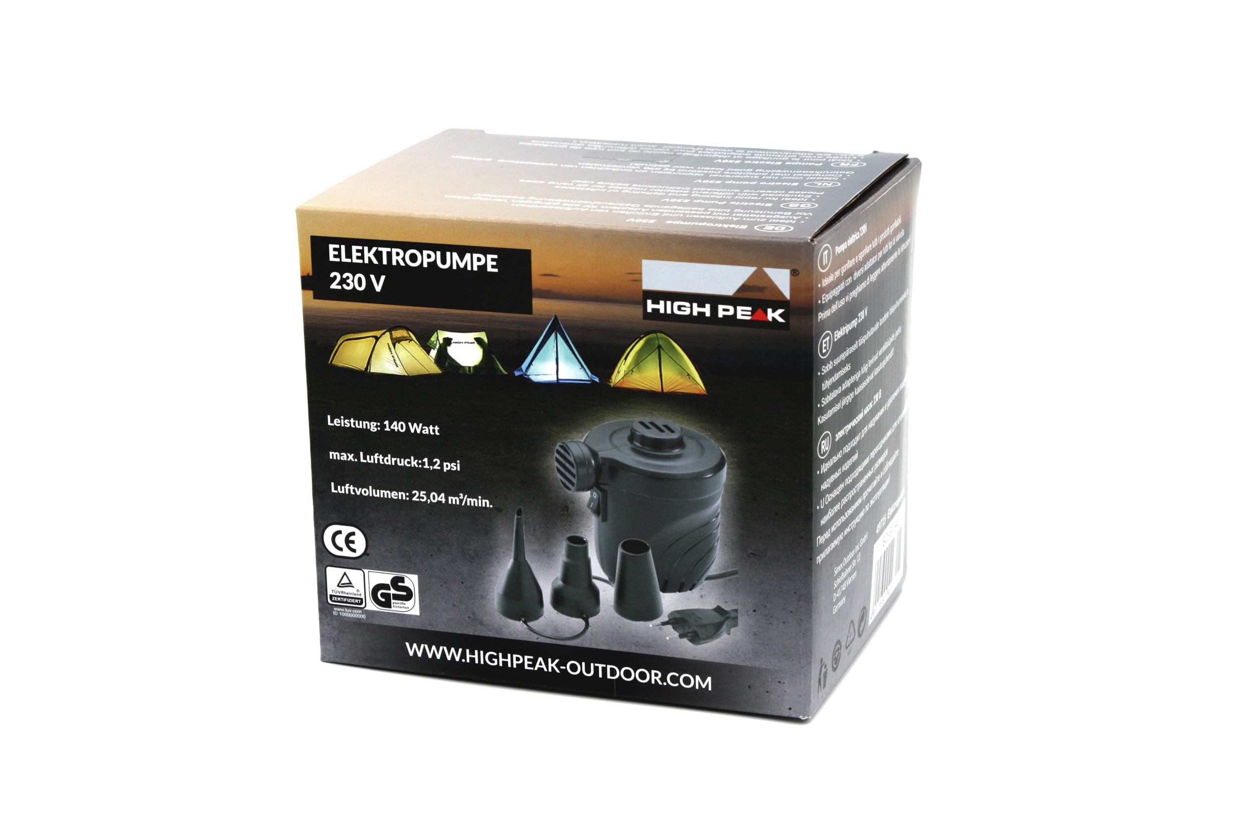 HIGH PEAK, Electric Pump 230v