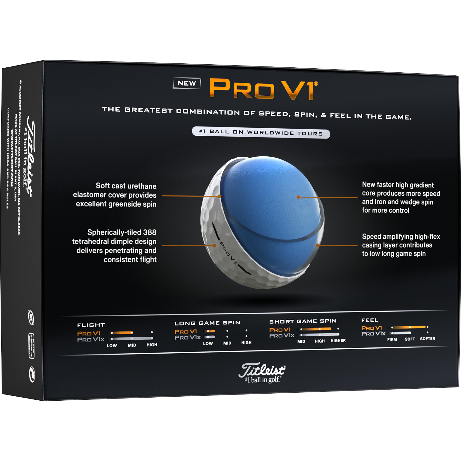 TITLEIST, Pro V1 Dz 2025