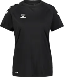 Core Xk Poly Tee Ss W - Black Standard Small1x1