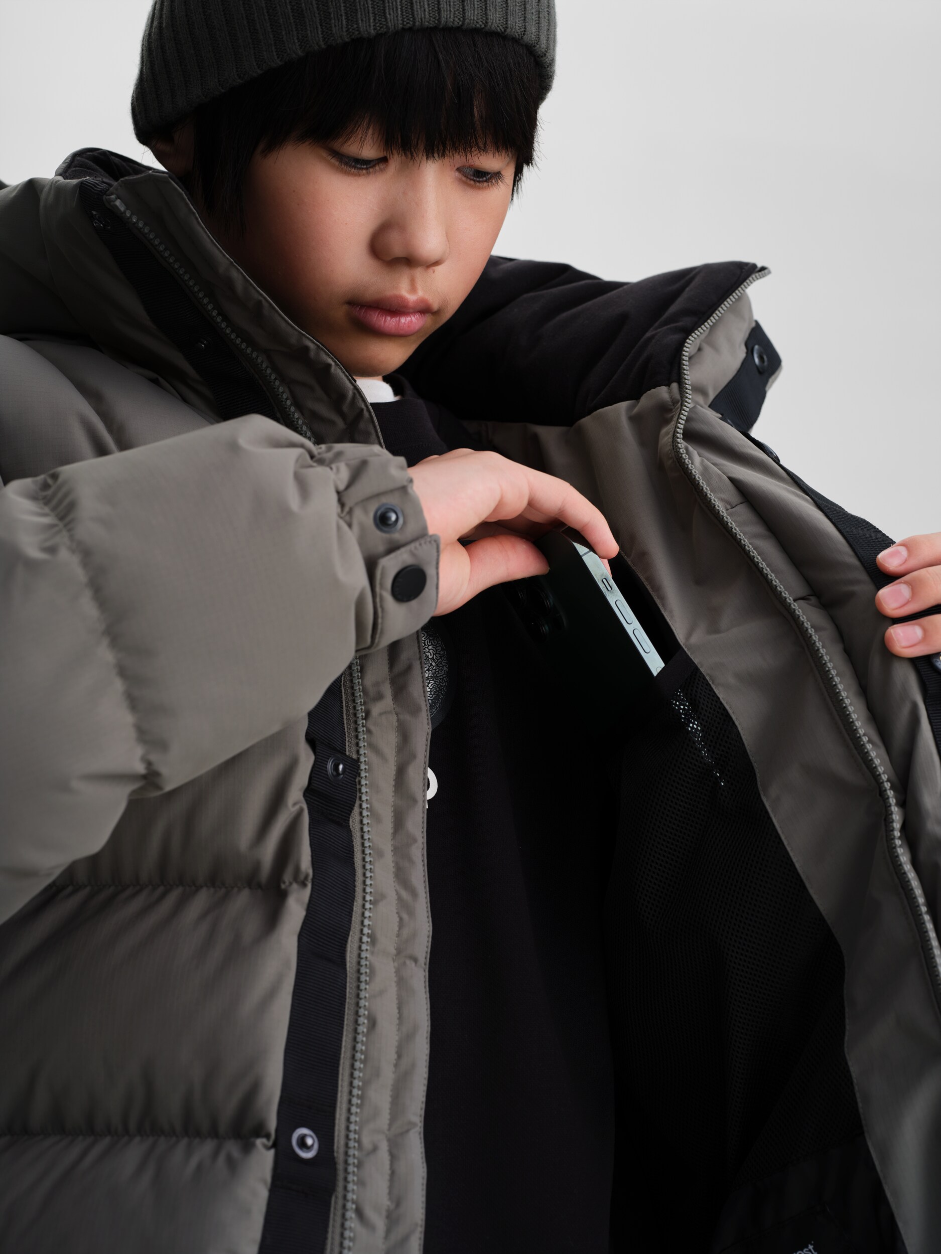 EVEREST, Arctic Parka, Topattu Parkatakki, Lasten