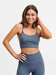Signature Seamless Bra - NAVY Model01 Small1x1