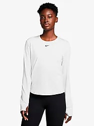 NIKE ONE CLASSIC WOMEN'S DRI-FIT LO - WHITE/BLACK Model01 Small1x1