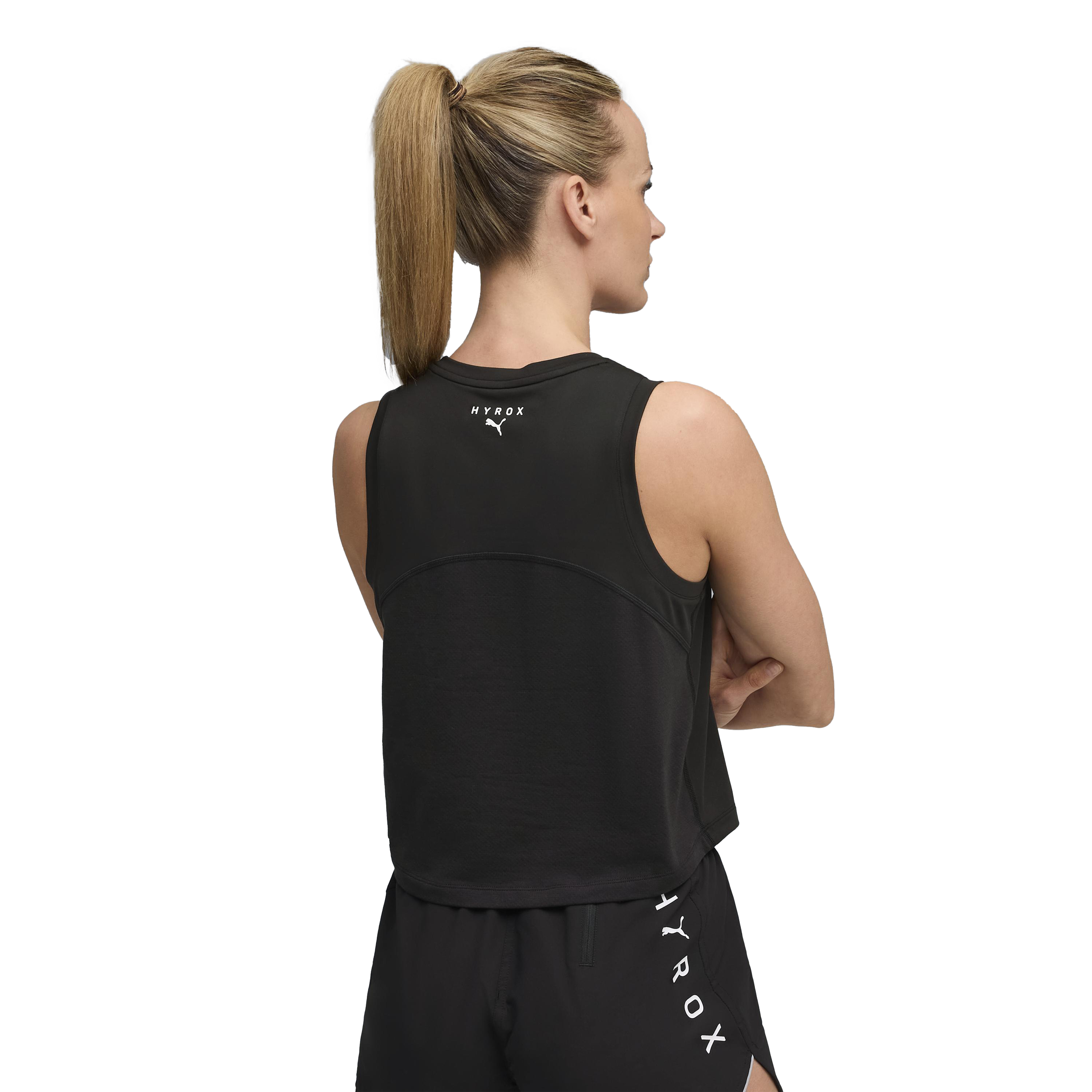 PUMA, W Puma X Hyrox Cloudspun Thermoadapt Crop Tank