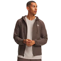 Ua Stretch Woven Windbreaker - PEPPERCORN Model01 Small1x1