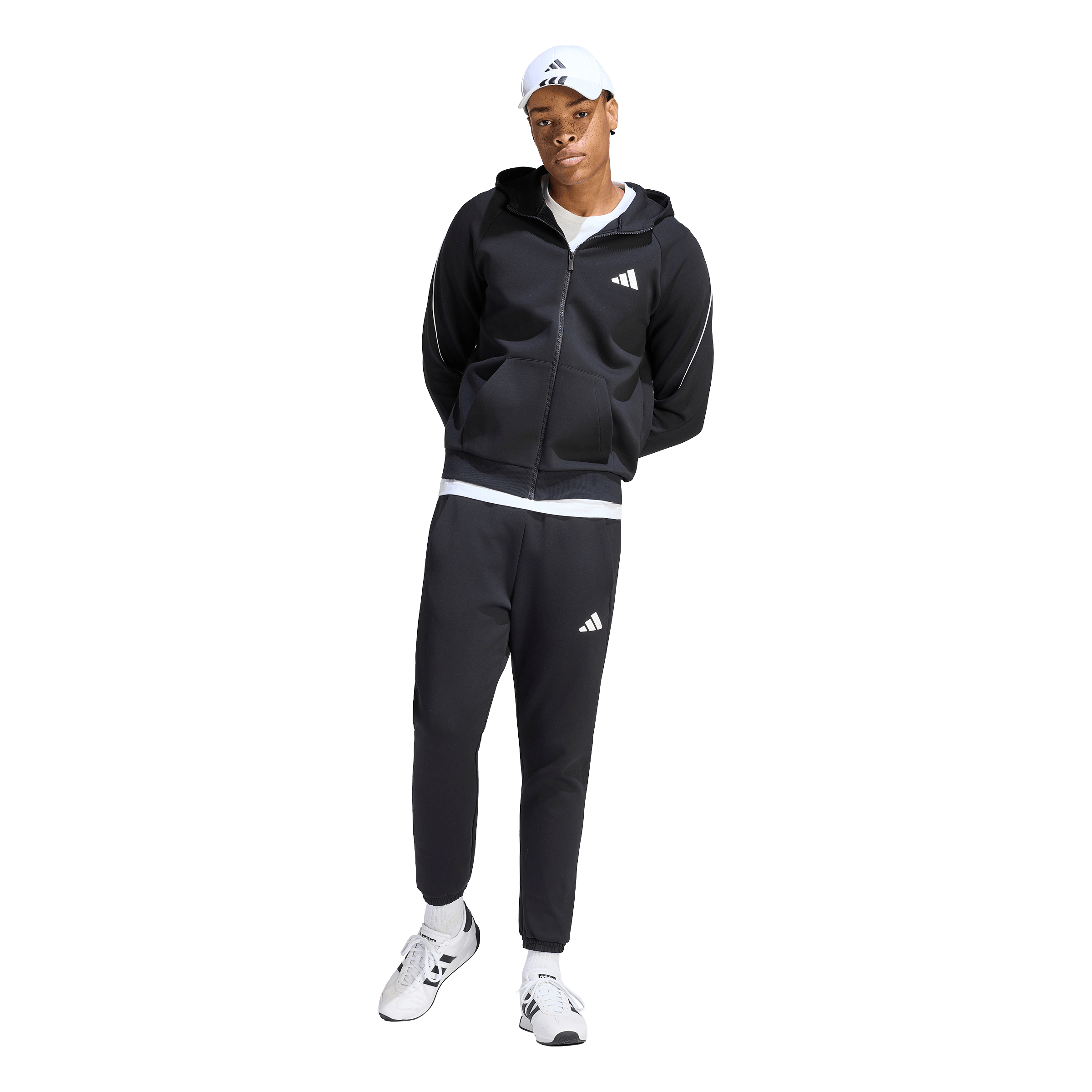 ADIDAS, M Stadium Small Logo Full-Zip Hoodie