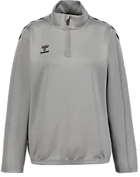 Core Xk Poly Sweat ½Zip W - Grey Melange Standard Small1x1