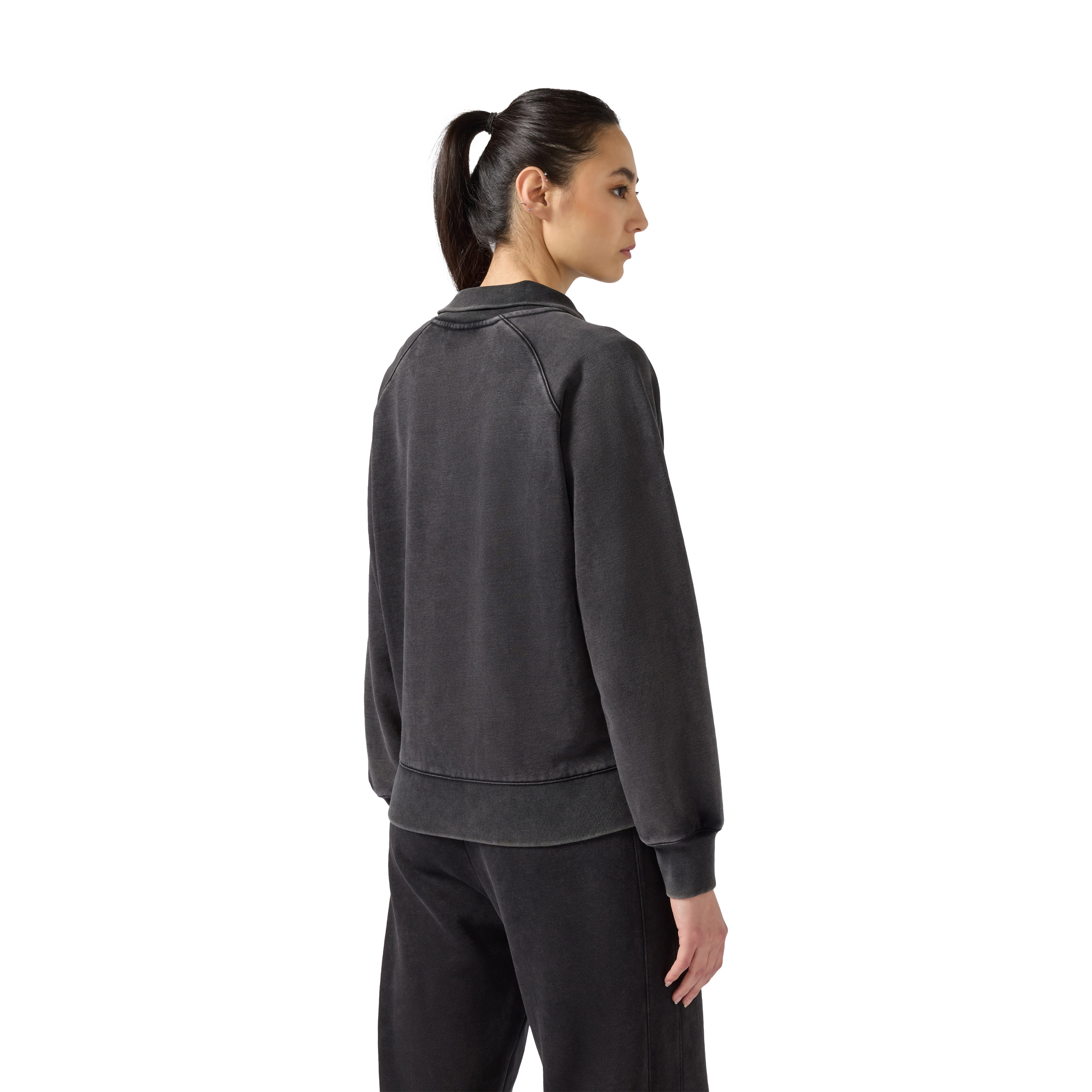 CHAMPION, W Polo Neck Sweatshirt