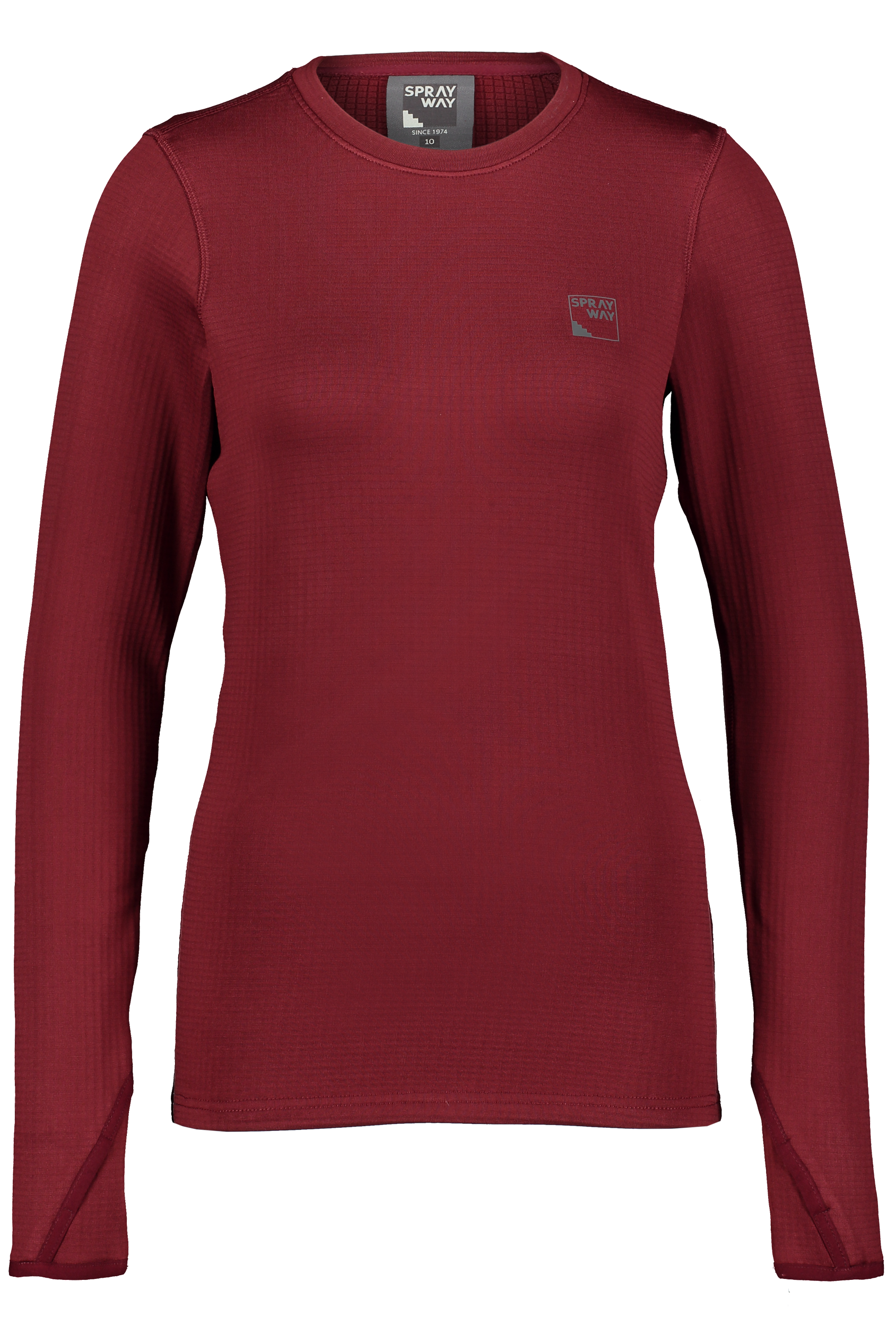 
SPRAYWAY, 
So Grid Base Layer Crew W, 
Detail 1
