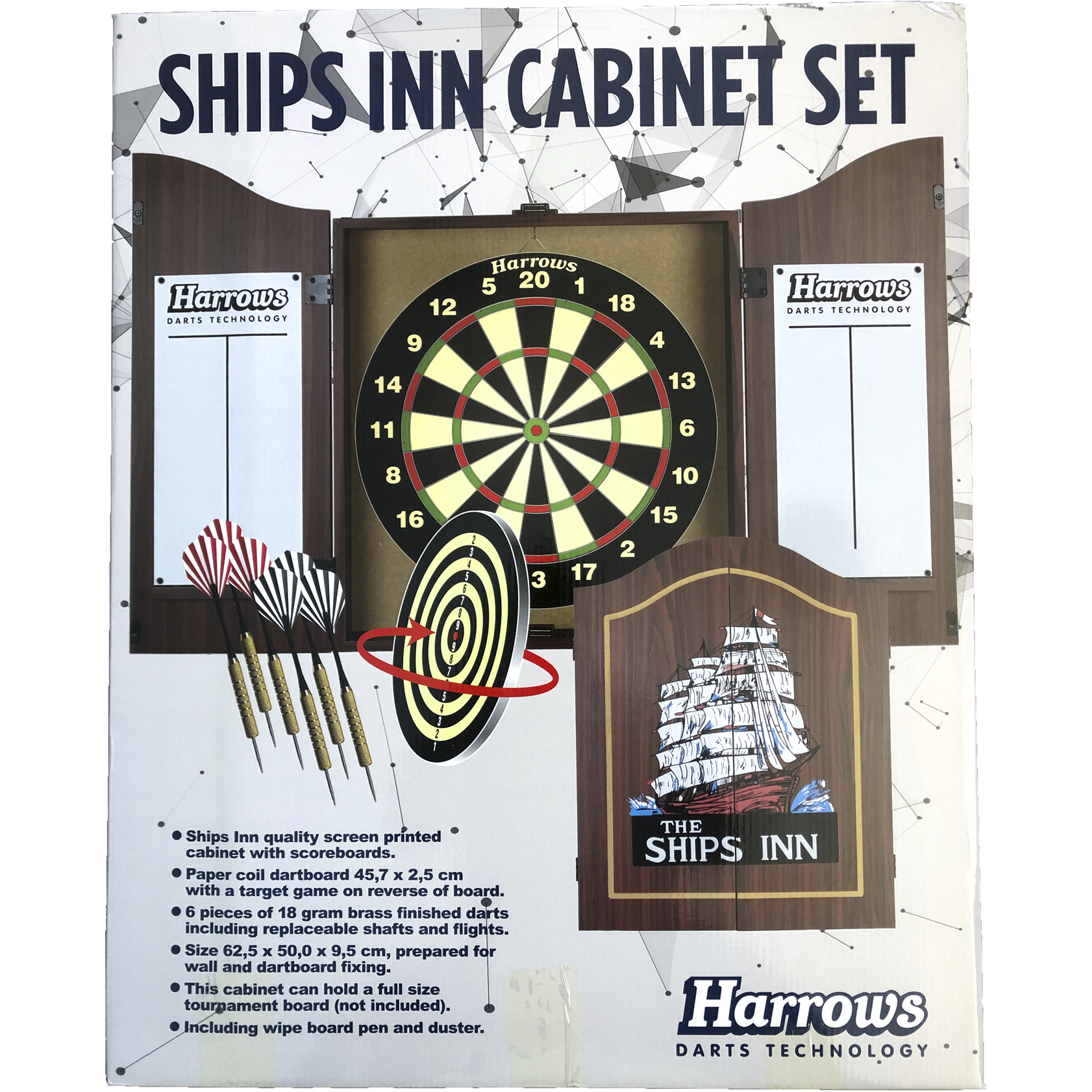 HARROWS, Ship Inn Cabinet Set