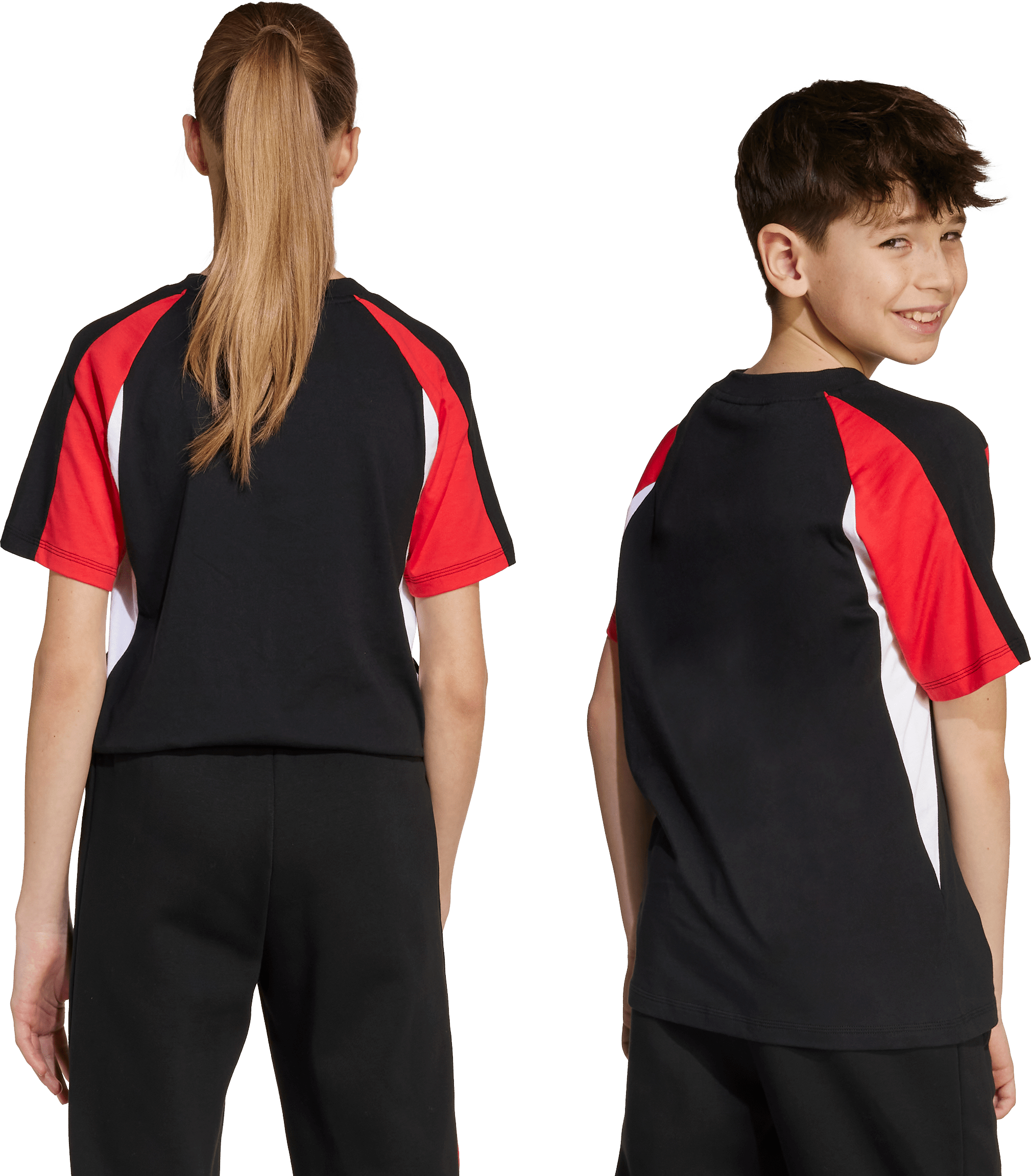 ADIDAS, J COLORBLOCK T-SHIRT