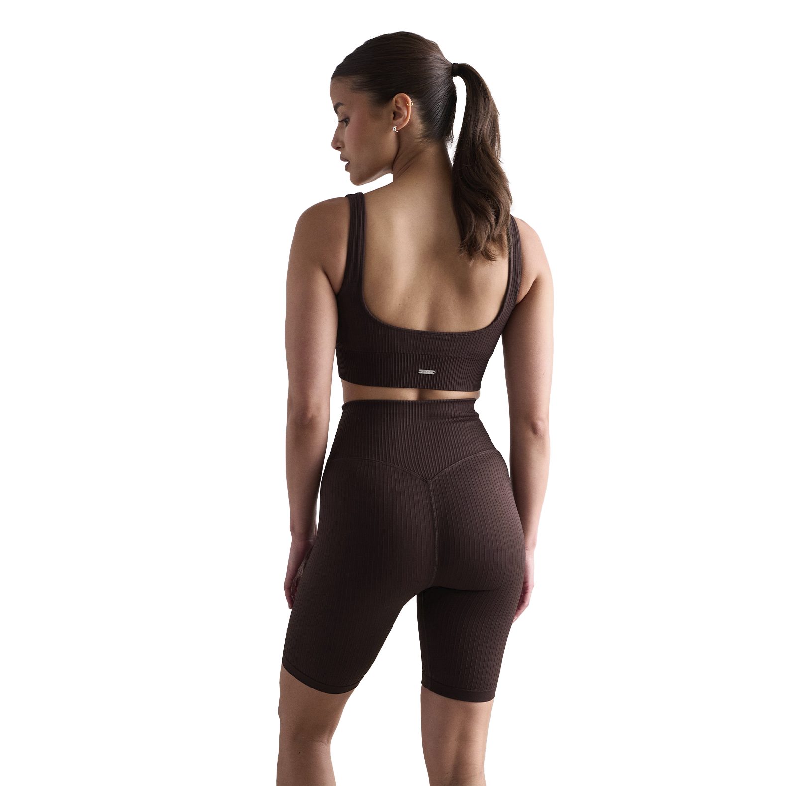 AIM&acute;N, W Ribbed Seamless Biker Shorts