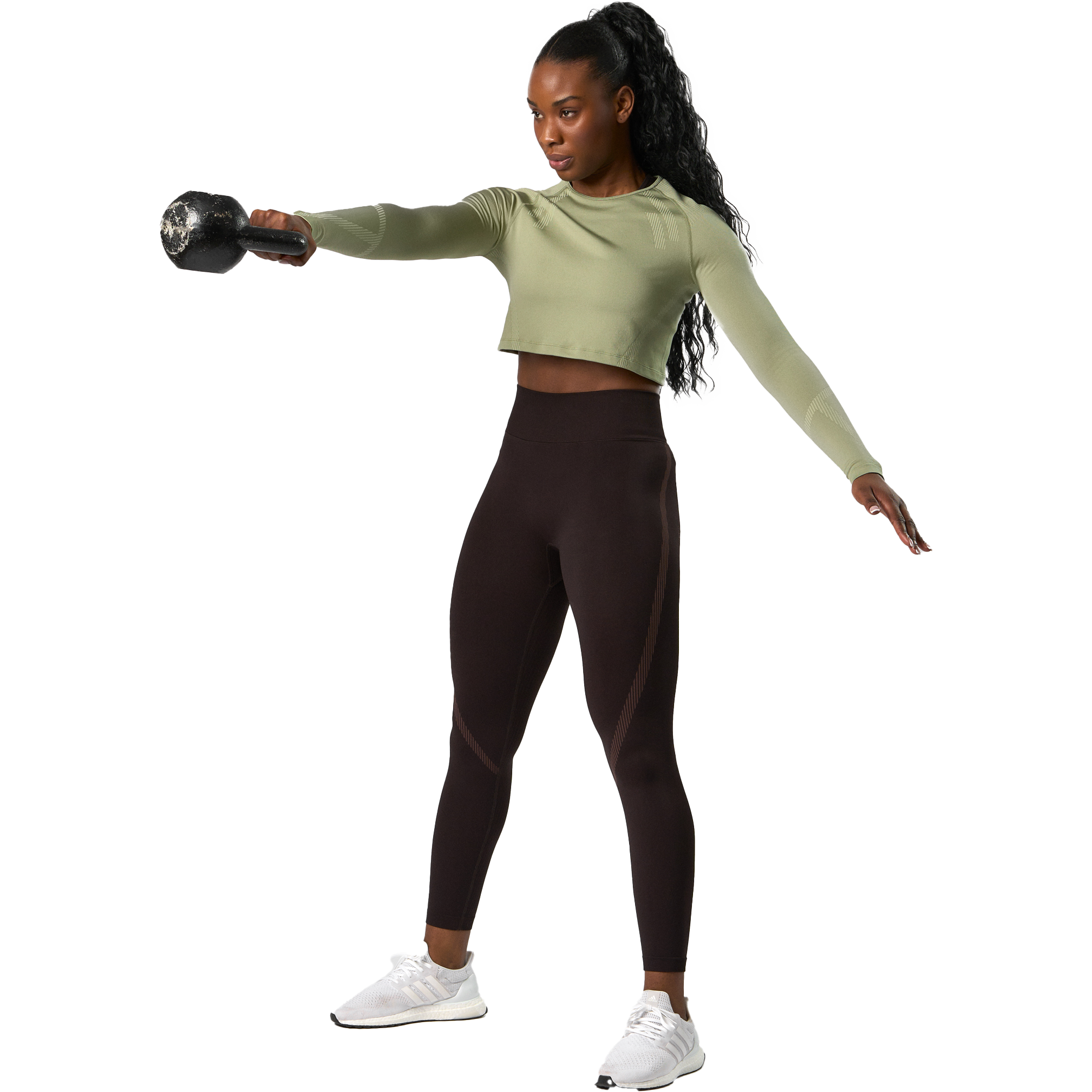 ICANIWILL, Impact Seamless Ls Crop Top