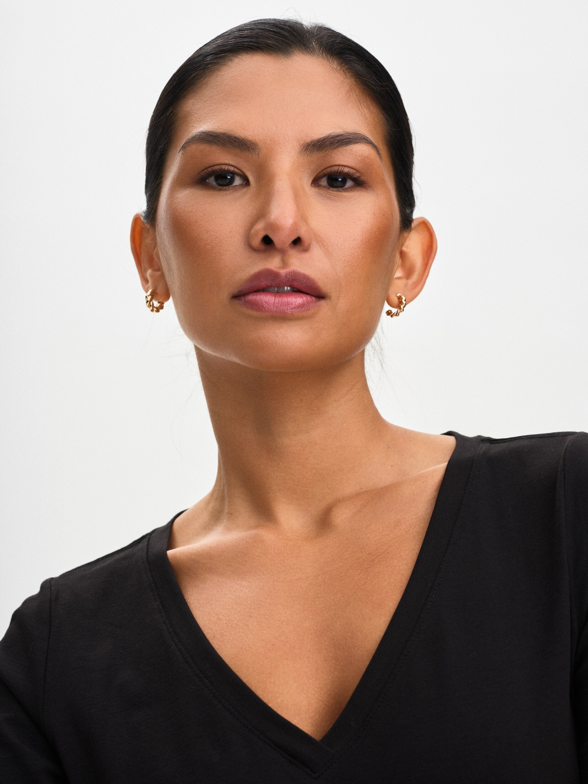 SOC, W REGULAR FIT V-NECK TEE