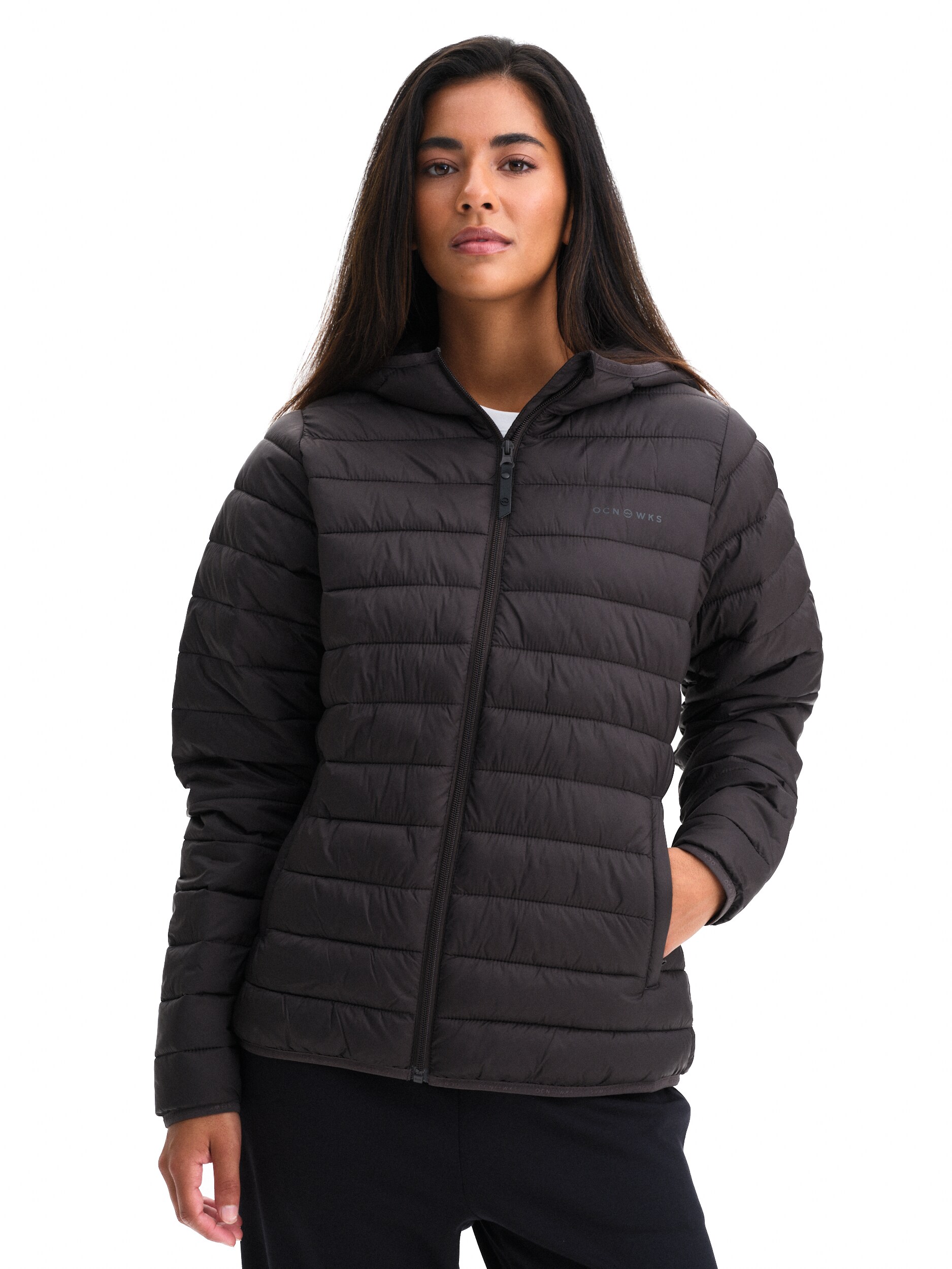 
OCEAN WORKS, 
Padded Hood Jacket W, 
Detail 1
