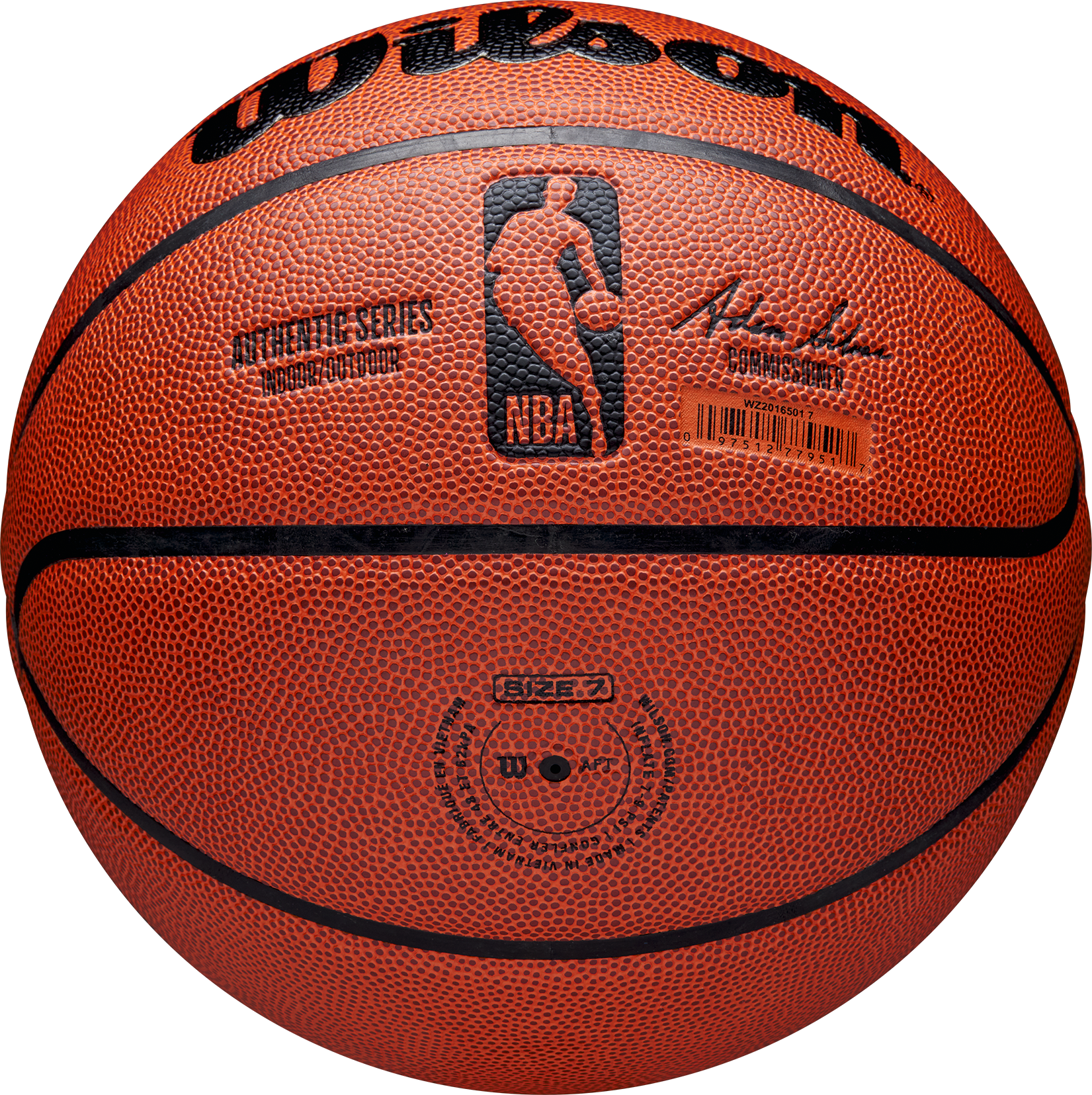 WILSON, NBA AUTHENTIC IND OUT BASKETBALL