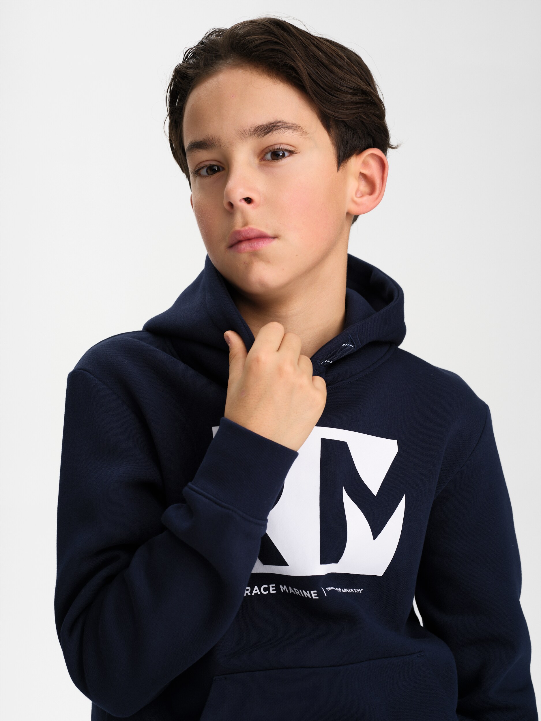 RACE MARINE, J RACE LOGO HOOD