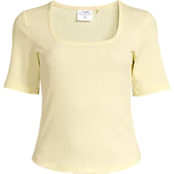 391616106102 CASALL W Scoop Rib Tee 391616106102 CASALL W Scoop Rib Tee Standard Small1x1