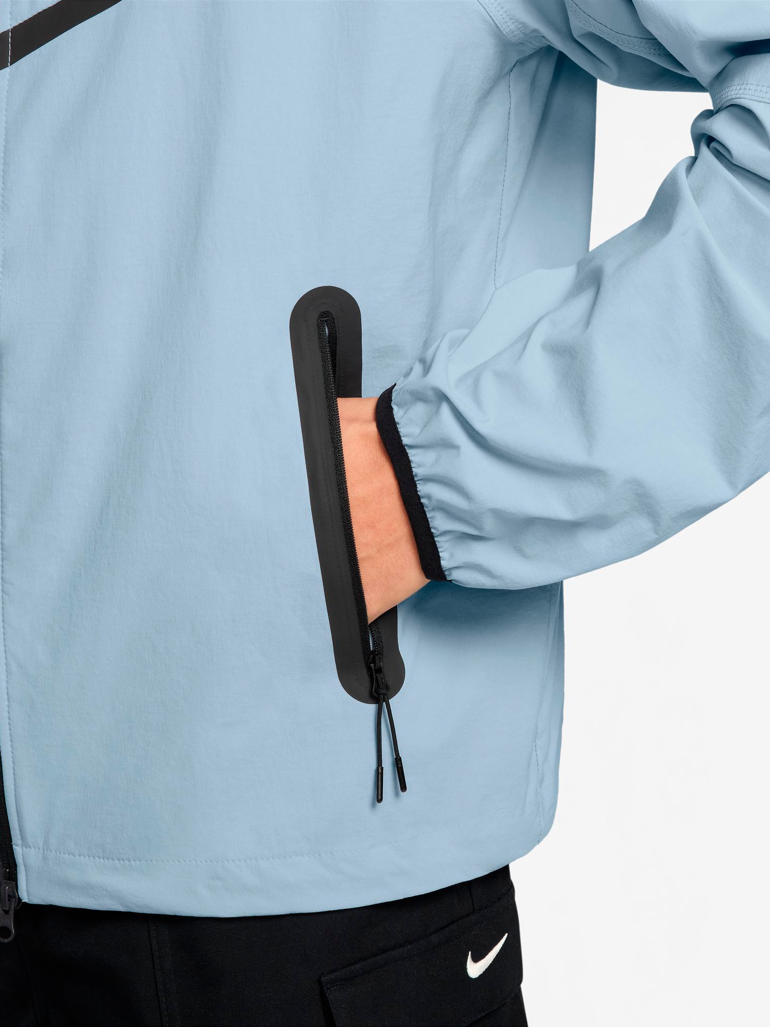 NIKE, M TECH DRI-FIT WOVEN FULL-ZIP WINDRUNNER JACKET