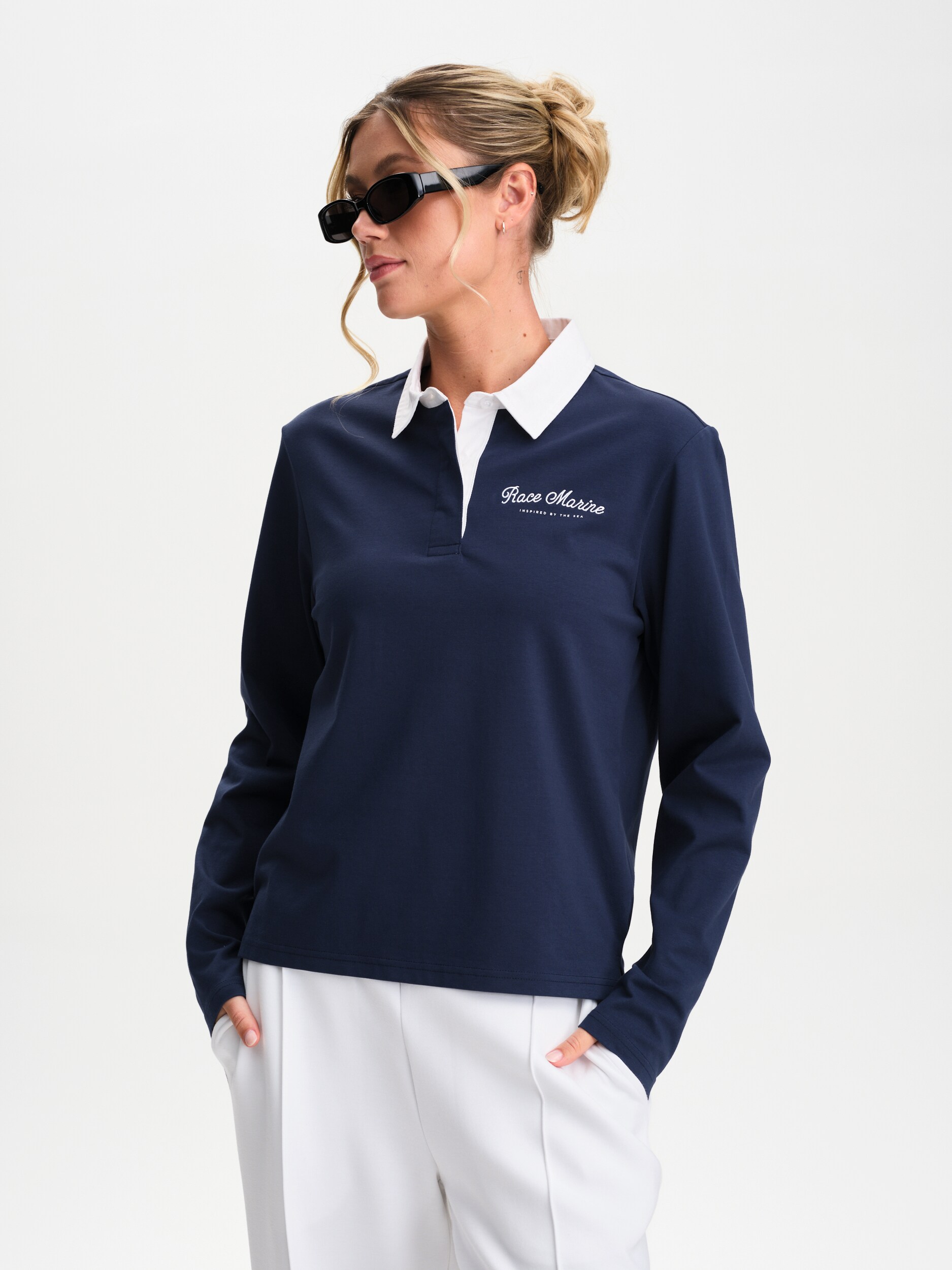 
RACE MARINE, 
W SEA CLUB RUGGER TEE, 
Detail 1
