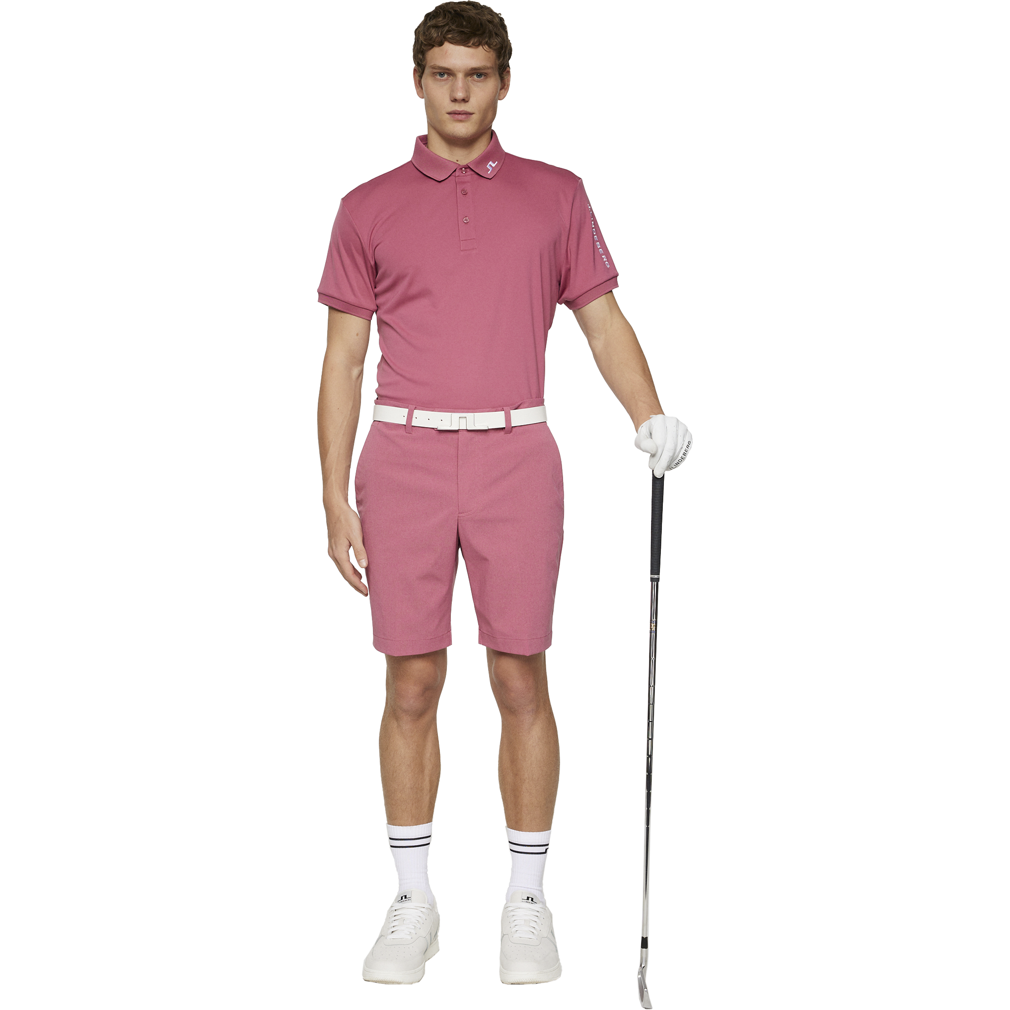J LINDEBERG, M Tour Tech Reg Fit Golf Polo