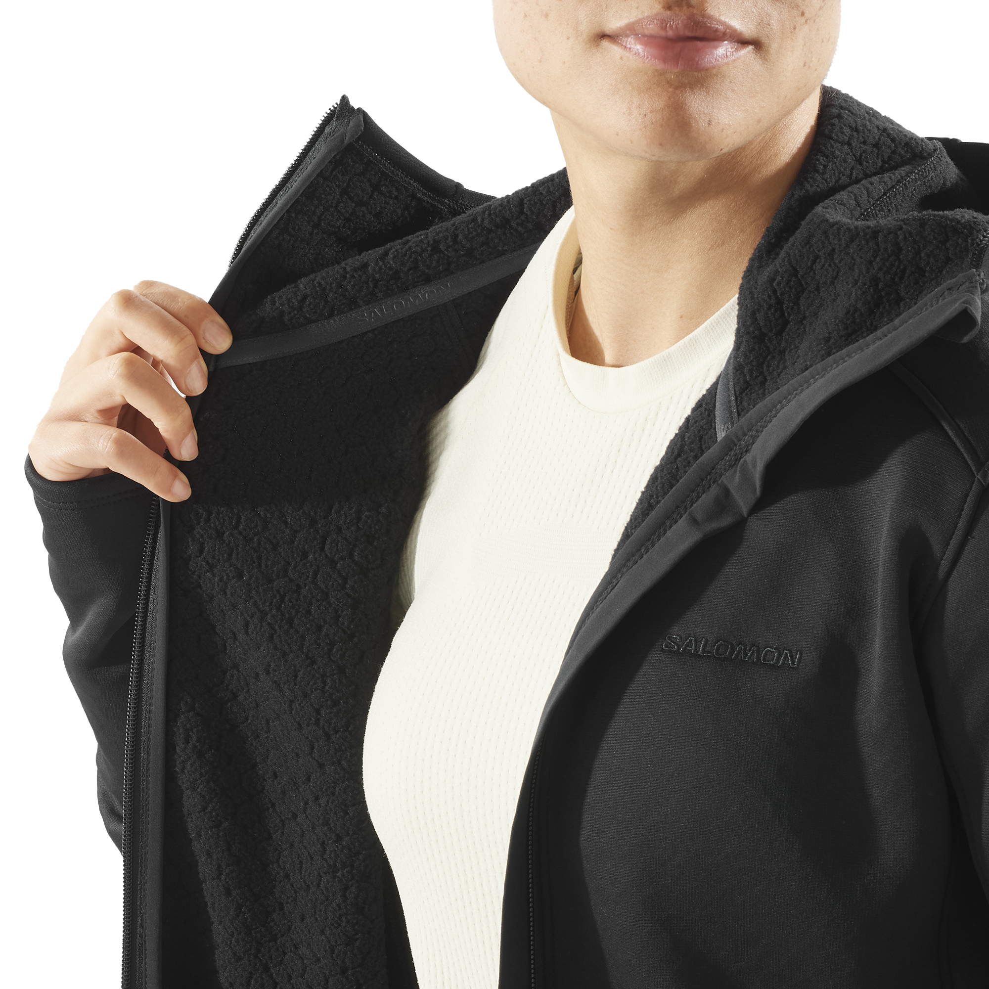 SALOMON, Sntial Midfleece Fz Hd W