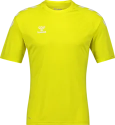 Core Xk Poly Tee Ss Jr - Yellow Standard Small1x1