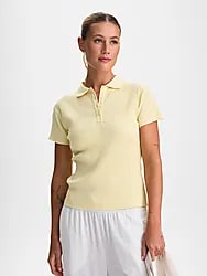 W OCEAN RIB PIQUE - PASTEL YELLOW Model01 Small1x1