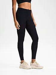 W SOFT FITNESS POCKET TIGHTS - BLACK Model01 Small1x1