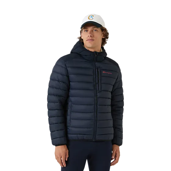 406549101101 CHAMPION  M Hooded Jacket 406549101101 CHAMPION M Hooded Jacket  Model01 Detail