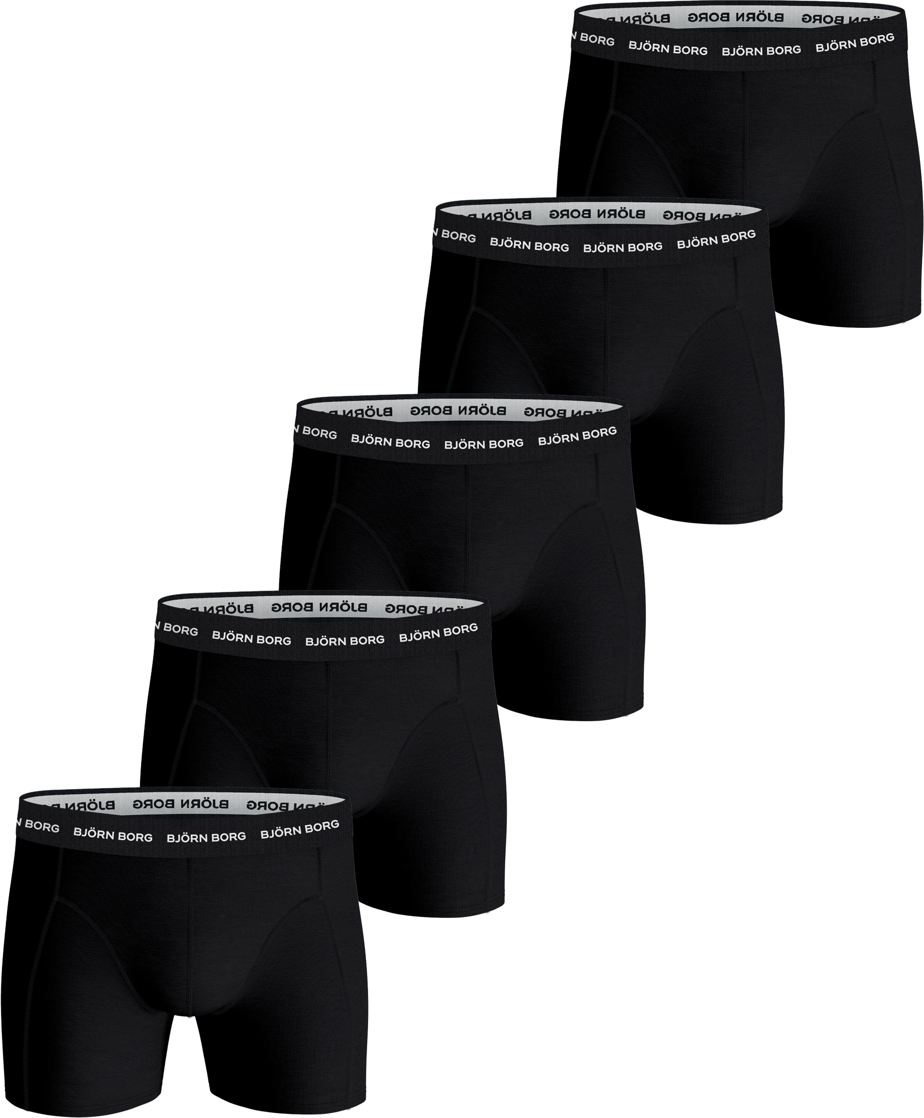 
BJ&Ouml;RN BORG, 
Cotton Stretch Boxer 5p, 
Detail 1
