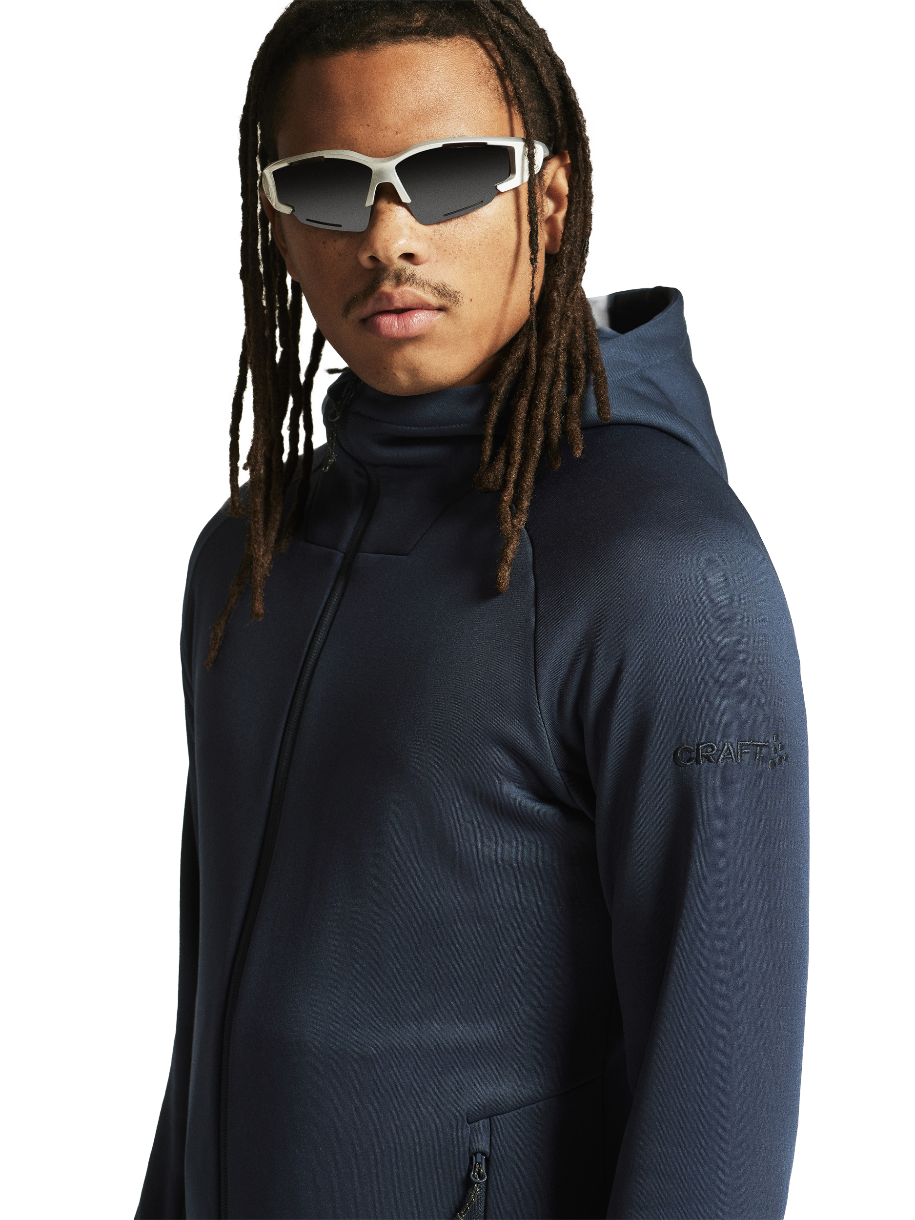 CRAFT, Adv Explore Power Fleece Hood Jkt M