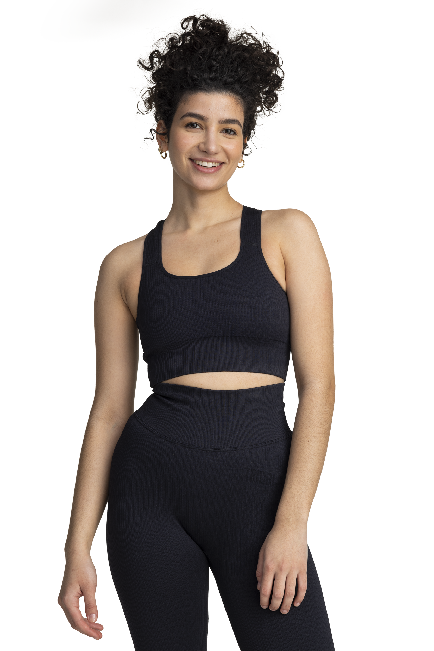 
TRIDRI, 
Ribbed Seamless Bra W, 
Detail 1
