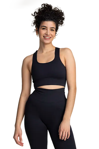 702173101101 TRIDRI  Ribbed Seamless Bra W 702173101101 TRIDRI Ribbed Seamless Bra W  Model01 Detail
