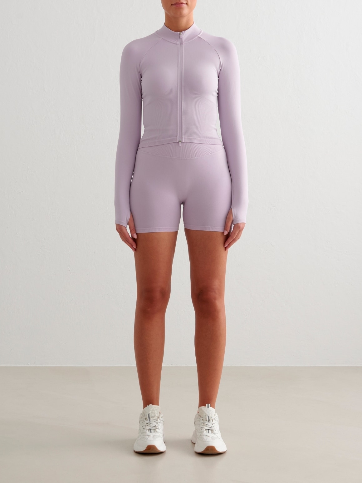 AIM&acute;N, Shape Seamless Zip Jacket