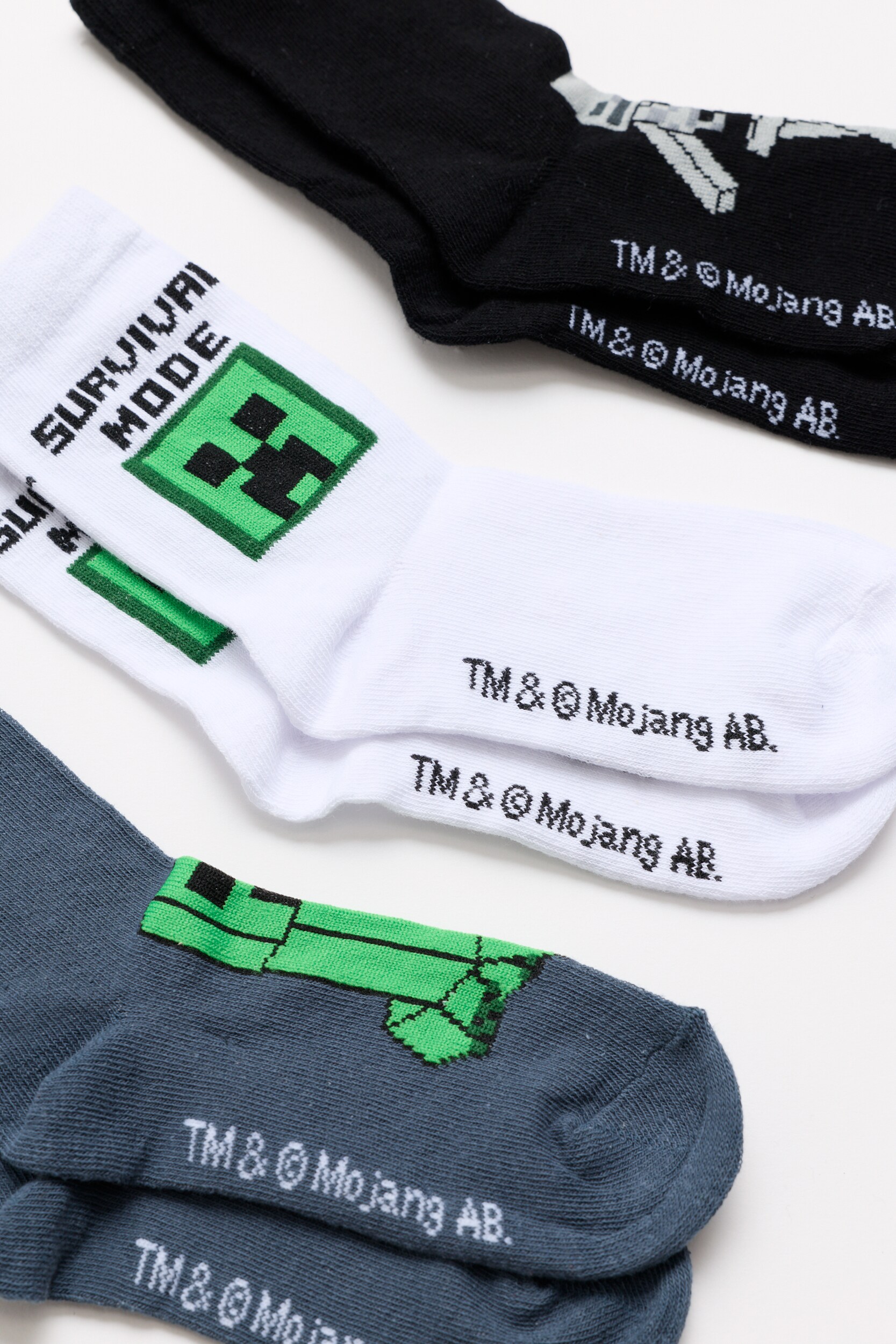 MINECRAFT, MINECRAFT SOCKS 3-PACK